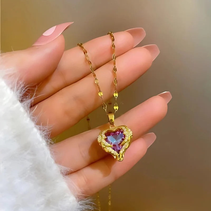 Crystal Heart Necklace