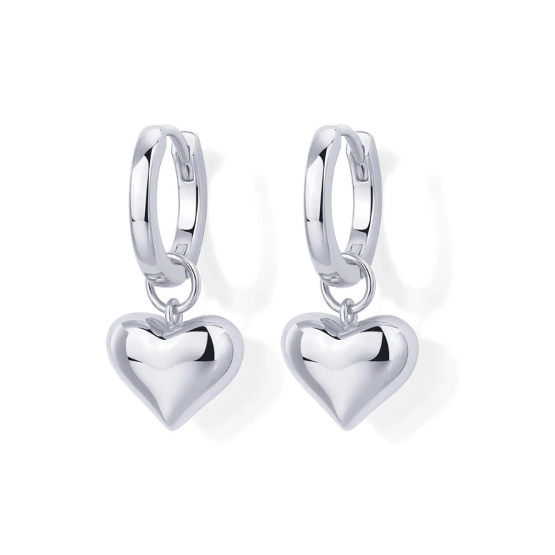 Bold Hearts Huggee Earrings