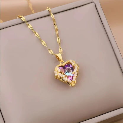 Crystal Heart Necklace