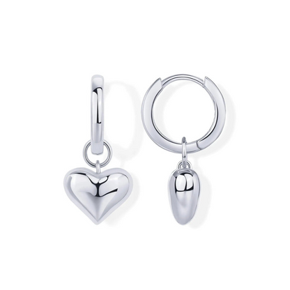 Bold Hearts Huggee Earrings