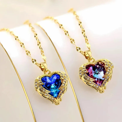 Crystal Heart Necklace