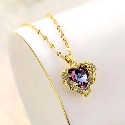 Crystal Heart Necklace