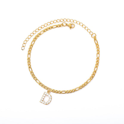 Adena Initial Anklet