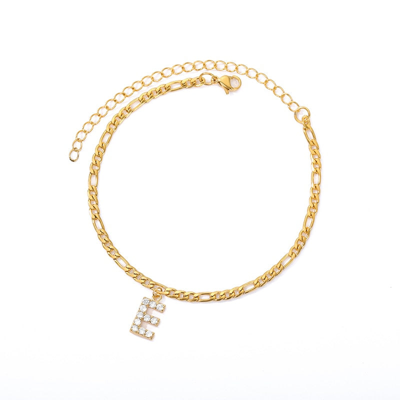 Adena Initial Anklet