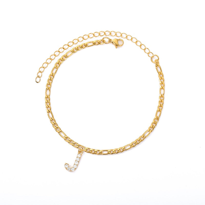 Adena Initial Anklet