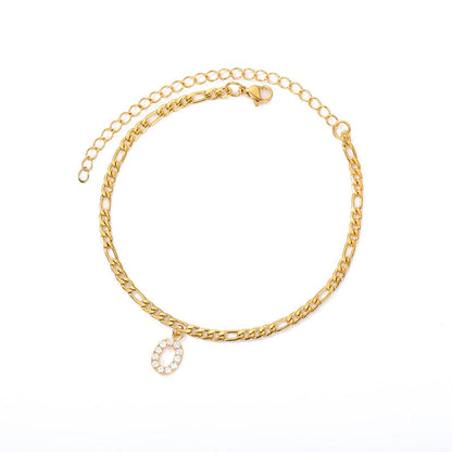 Adena Initial Anklet