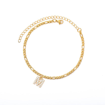 Adena Initial Anklet