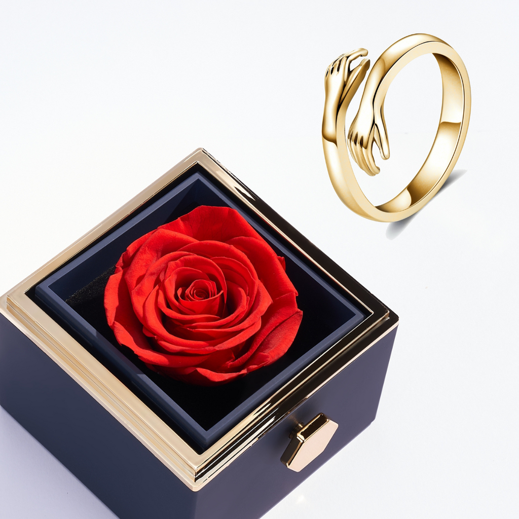 Rose Box & Hug Ring