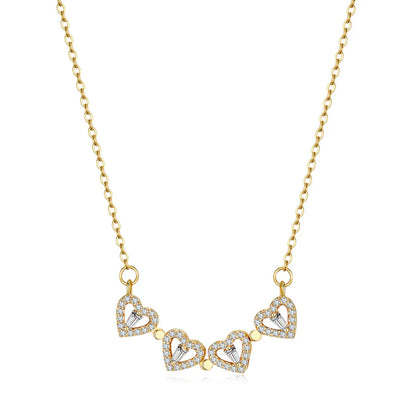 Clover Hearts Necklace - Adena